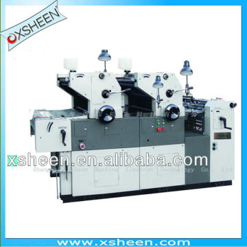 pictures offset printing press, two colors offset machine, offset press price