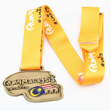 Aangepaste Maleisië Running Race Medal