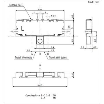 Mawonekedwe a Frame Foot ndi Flat Switch