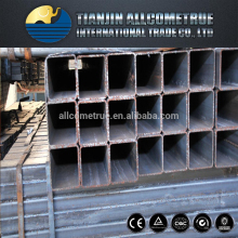 Leading Technique Galvanized Steel Rectangular Pipe Pre galvanized rectangular steel pipe tianjin manufacturer
