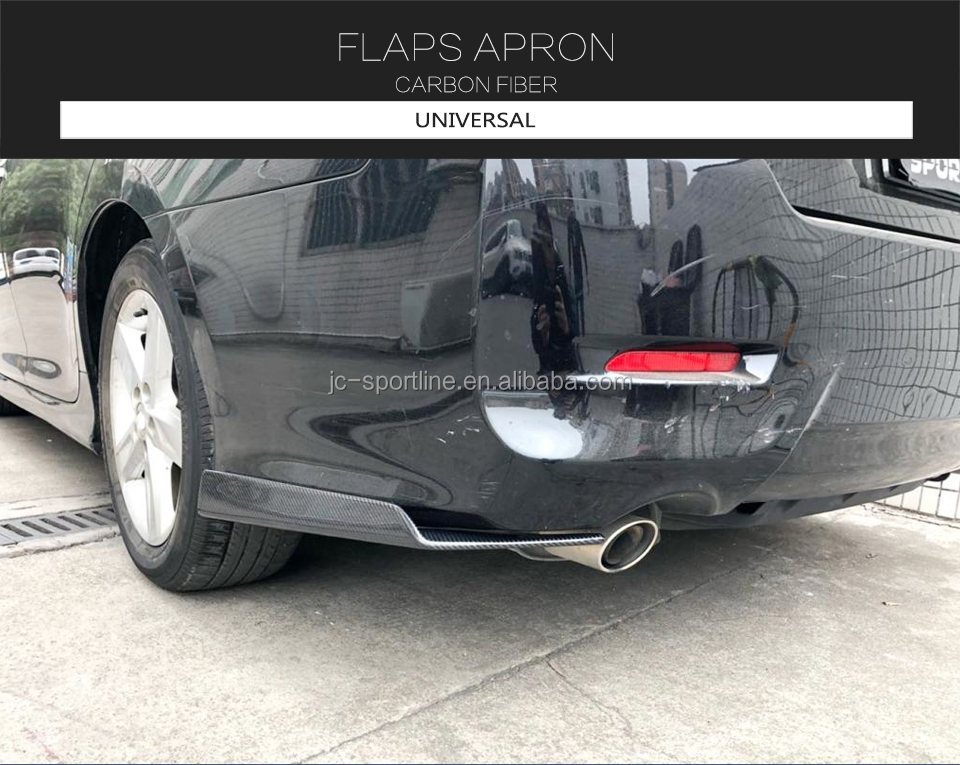 Universal Carbon Fiber F90 F80 F30 Rear Splitter for BMW Mercedes AUDI Volkswagen