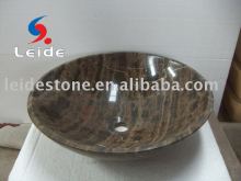 Coffee marble vanity wash basin