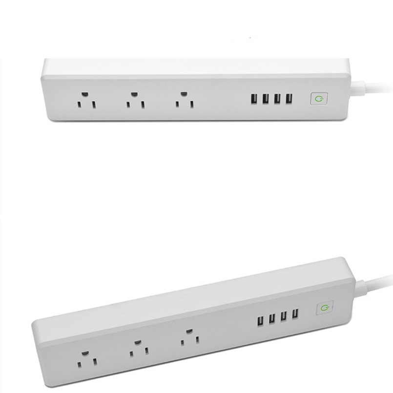 US Outlet Socket Surge Protector Wifi Smart Power Strip With Usb PortsTUYA