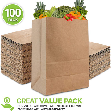 Shopping kraft paper grocery gift bags