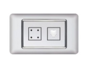 HGA 1 Gang Computer Socket & Wall Socket
