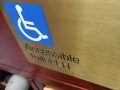 Nomor kamar pintu hotel Ada Braille Sign Plate