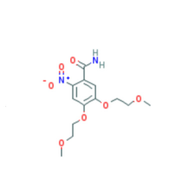 Intermediarios de Erlotinib Anti-Cáncer 4,5-Bis (2-Metoxietoxi) -2-Nitrobenzamida CAS 1172625-04-5