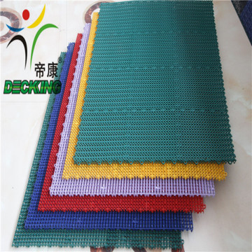 indoor/outdoor plastic base basketball flooring