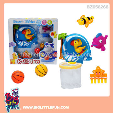 Bath toy mini basketball toy and mini basketball hoop