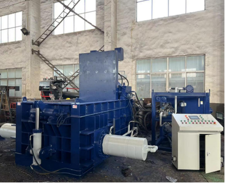 Afvalversterking metaal recycling balende machine druk