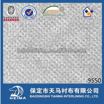 top fuse fusible nonwoven interlining 9550