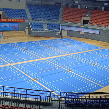 indoor goedgekeurde badmintonvloeren van de beste kwaliteit