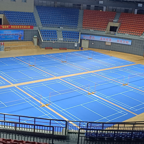 Badminton Court และ Futsal Flooring Portable Sports Mat