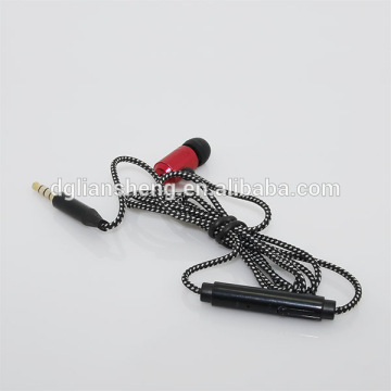 Colorful metal single side headphone with mic for driver