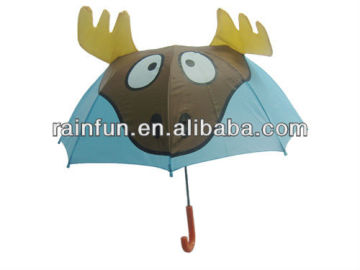 2016 Newly style animal shape kids blue umbrella