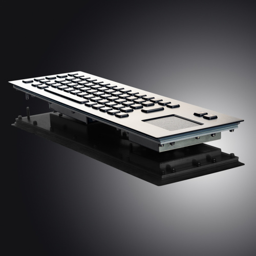 Black Panel Mount Metal Kiosk Keyboards