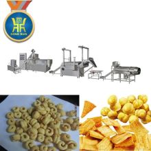 Automatic Fried Crispy Chips / Corn Bugle / Sala Snacks Food Extruder Machine