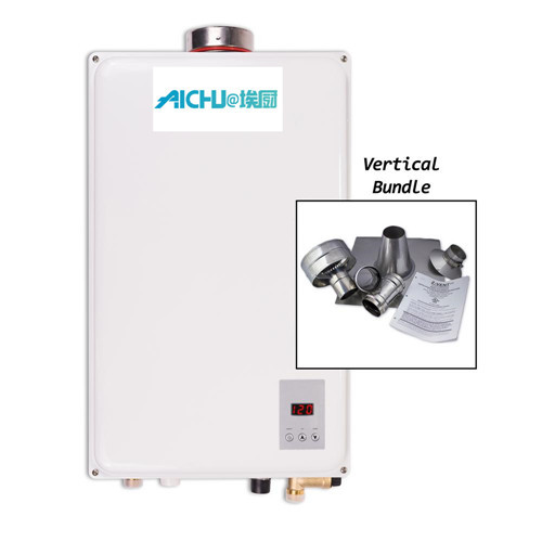 도관이없는 소형 쪼개지는 열 펌프 정립 가스 WaterHeater