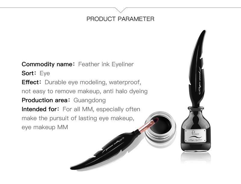 Pudaier Waterproof Long-Lasting Eyeliner Gel Eyeliner Stick Perfect Combination