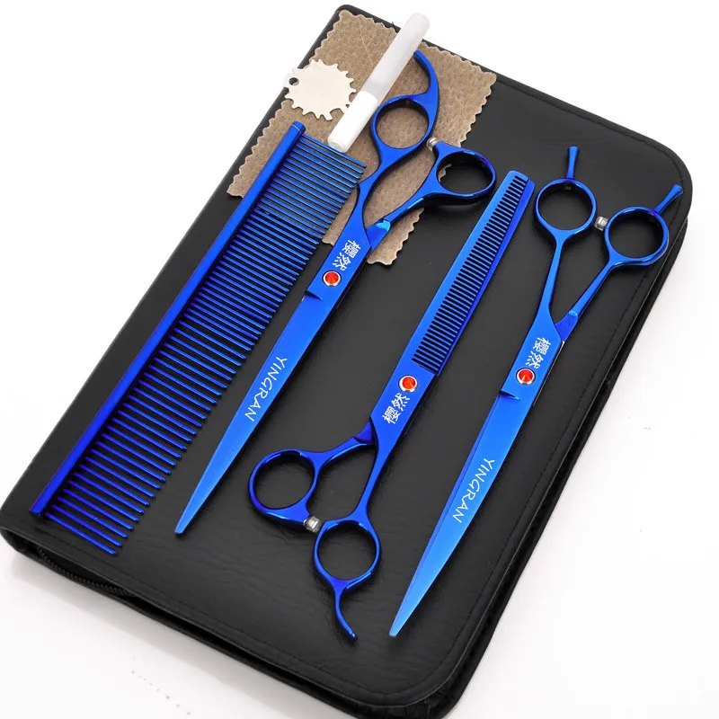 Color Printing Pet Grooming Tools Cutter Dog Hair Scissors