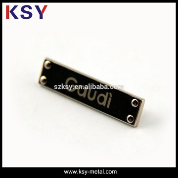 Factory price custom label metal for bag
