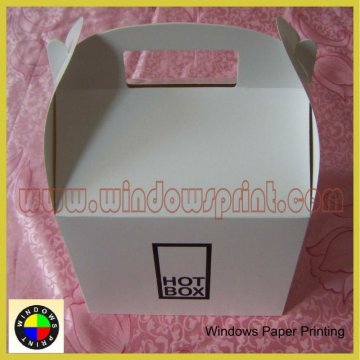 Paper carry Cake Box with handle