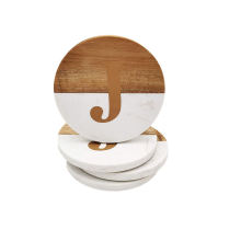 Factory Direct Eco-Friendly Natural Marble Drink Coasters