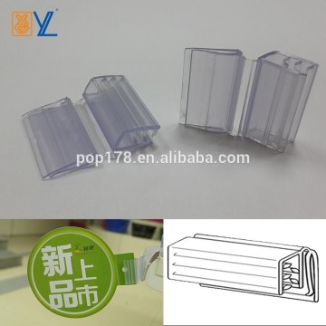 plastic shelf talker for supermarket display