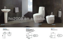 Bathroom Sets Ceramic Sanitary Ware Washdown One-piece Toilet