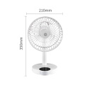 Silent Portable Rotate Desktop Standing USB Rechargeable Fan