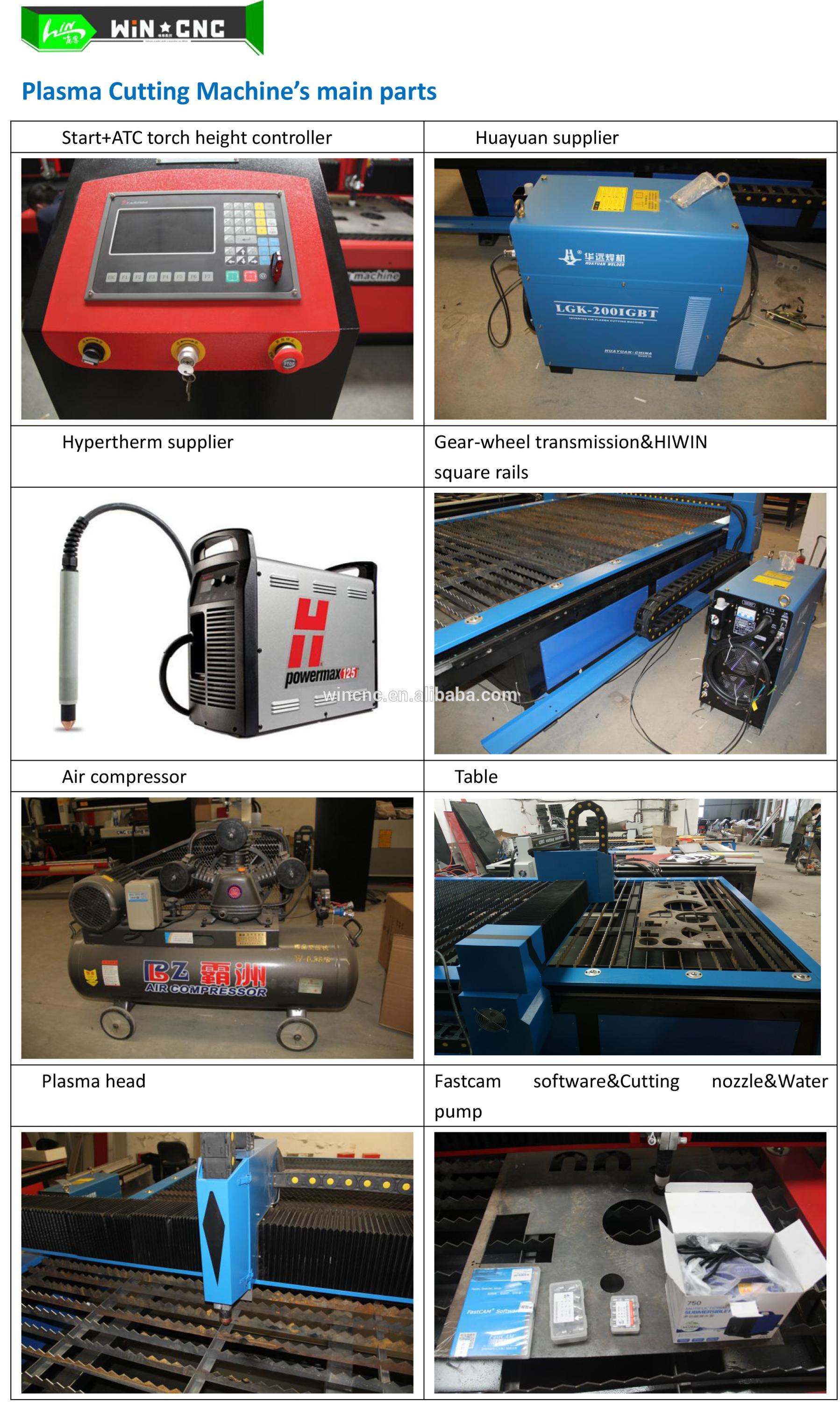 cnc sheet metal plasma cutting machine