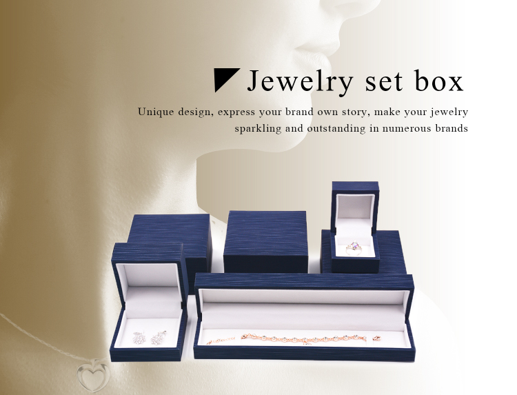 Wholesale Custom Jewelry Packaging Box Velvet Necklace Box