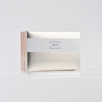 Shinny Silver Boxes With Foil Logo