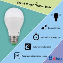 LED Globe Bulb with Microwave Motion Sensor