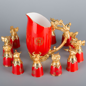 China totem zadiac chinese ceramic craft