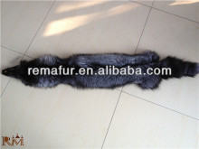 Luxury high quality RAW SILVER FOX PELT for garment