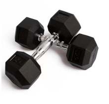 color rubber hex dumbbells rubber coated dumbbell
