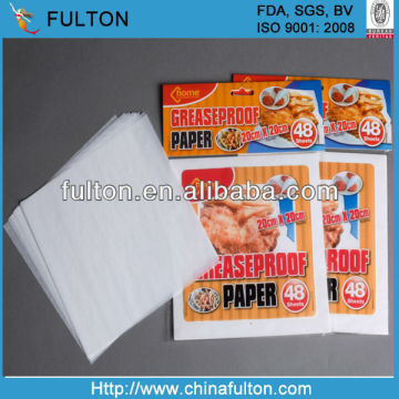kit 7 food grade greaseproof paper for wrapping cheese