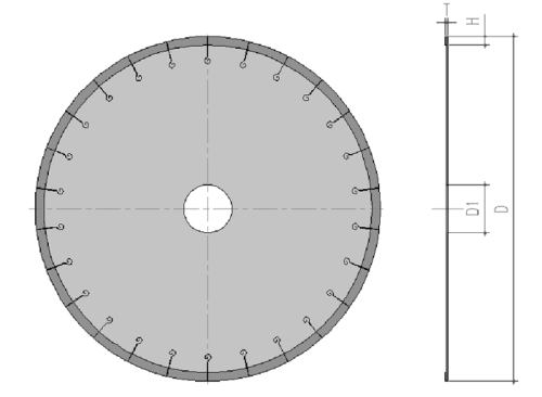 diamond circule cutting disc saw blade for crystal stone cutting tool parts