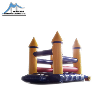 Outdoor recreation facilities inflatable trampoline for children