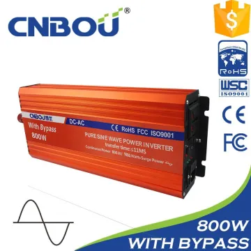 50HZ 24V 110V 800W home inverter with bypass