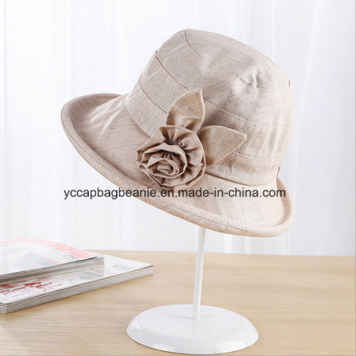 Popular Crimping Flower Bucket Hat