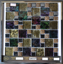 mosaic mesh backing mosaic metal tile