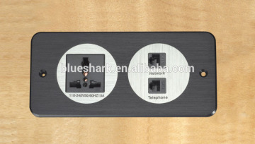 Hot Sale electrical Power Socket wall plate media hub