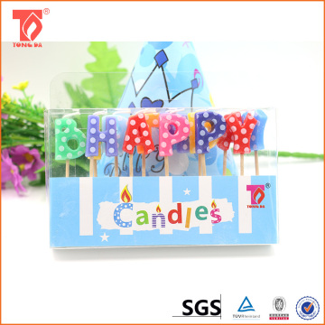 China express different language letter shaped candles