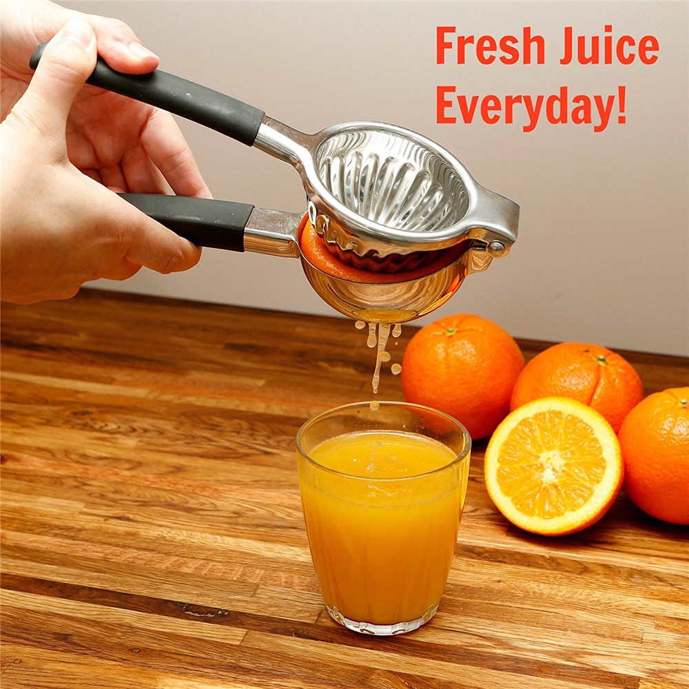 kitchen tools manual citrus juice squeezer stainless steel lemon squeezer