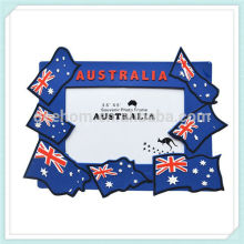 custom cheap 3d soft pvc souvenir photo frame