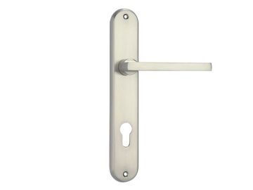 large plate reversible mortise door handle lock set