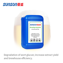 Liquid beta-glucanase enzyme for beer brewing industry