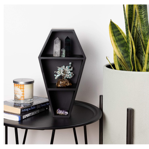 Gothic Decor coffin shelf